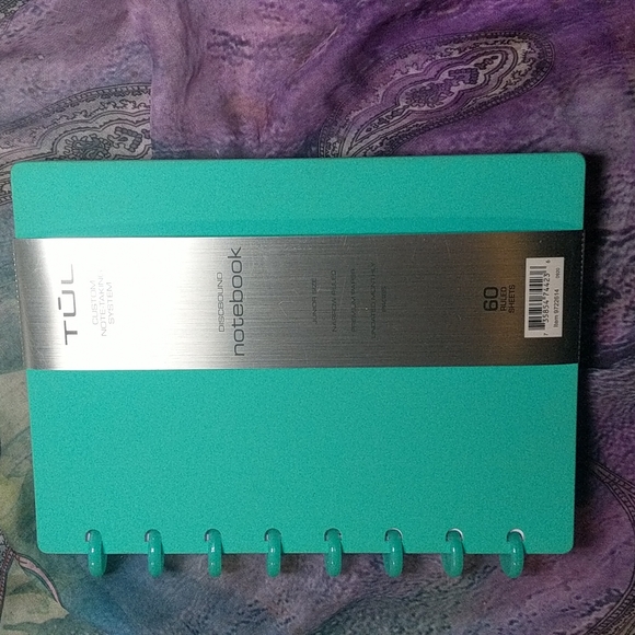 Tul. Accessories Tul Discbound Notebook In Medium Turquoise 6 Ruled